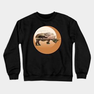 Rhinoceros Animal Forest Wild Jungle Nature Rhino World Earth Crewneck Sweatshirt